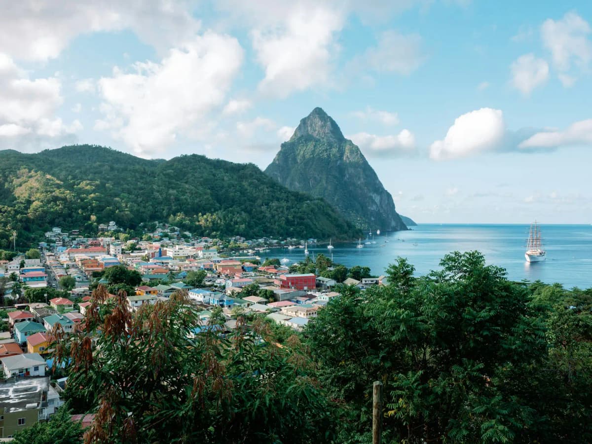 Saint Lucia landscape